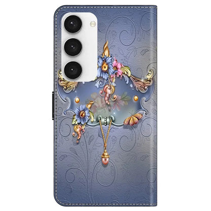 For Samsung Galaxy S23 Wallet Phone Case Pattern Printing Leather Cover Mobile Accessories Wholesale