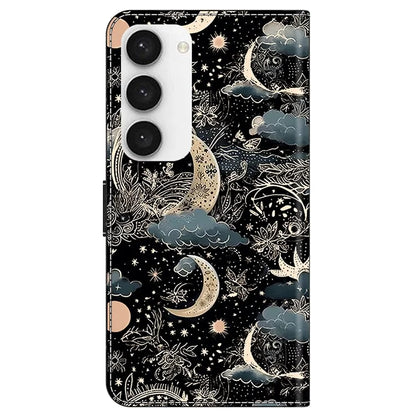 For Samsung Galaxy S23 Wallet Phone Case Pattern Printing Leather Cover Mobile Accessories Wholesale