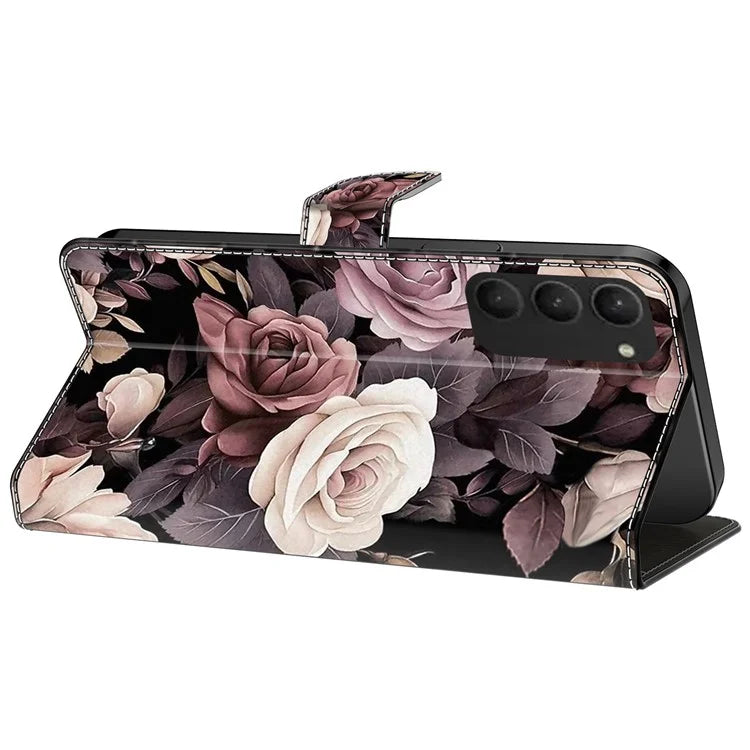 For Samsung Galaxy S23+ Case PU Leather Wallet Flip Cover with Standing Function
