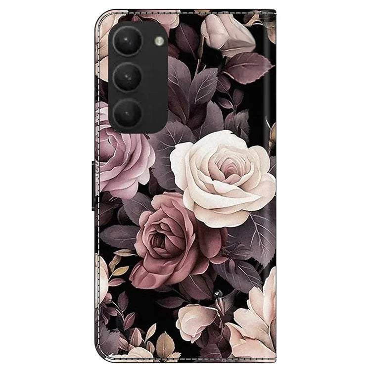 For Samsung Galaxy S23+ Case PU Leather Wallet Flip Cover with Standing Function