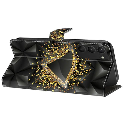 For Samsung Galaxy S23+ Case PU Leather Wallet Flip Cover with Standing Function