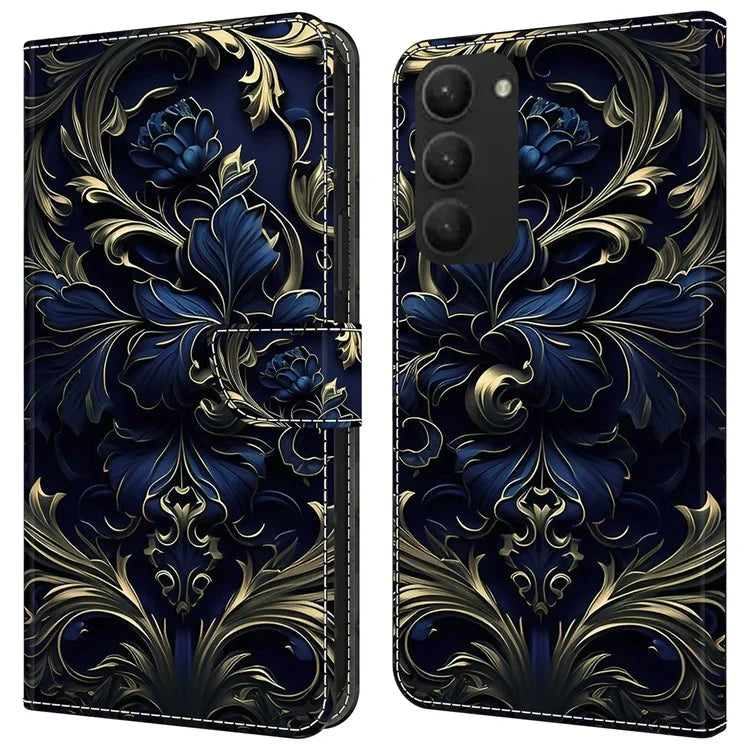 For Samsung Galaxy S23+ Case PU Leather Wallet Flip Cover with Standing Function