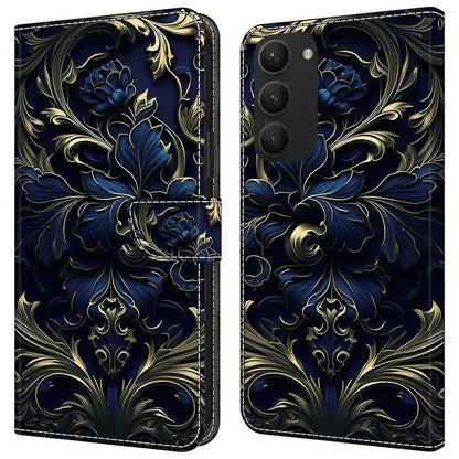 For Samsung Galaxy S23+ Case PU Leather Wallet Flip Cover with Standing Function