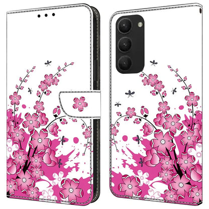 For Samsung Galaxy S23+ Case PU Leather Wallet Flip Cover with Standing Function