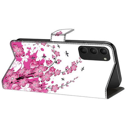 For Samsung Galaxy S23+ Case PU Leather Wallet Flip Cover with Standing Function