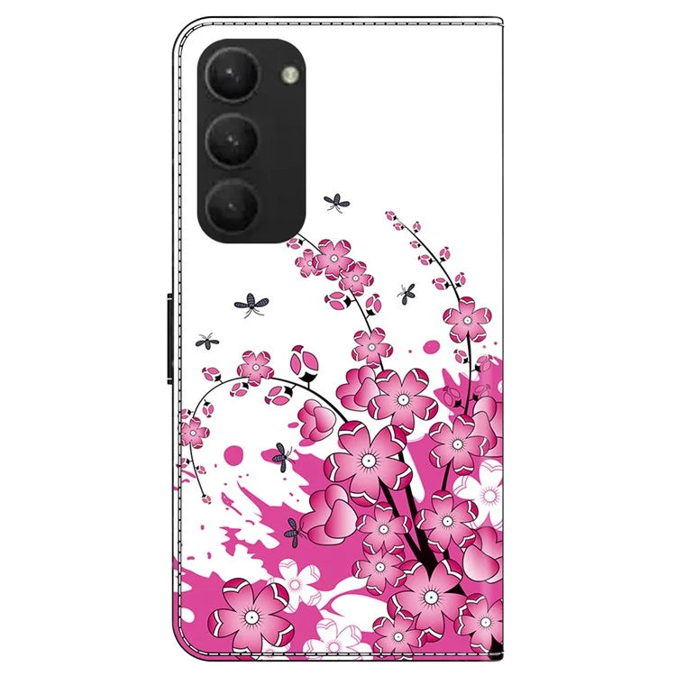 For Samsung Galaxy S23+ Case PU Leather Wallet Flip Cover with Standing Function