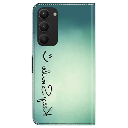For Samsung Galaxy S23+ Case PU Leather Wallet Flip Cover with Standing Function
