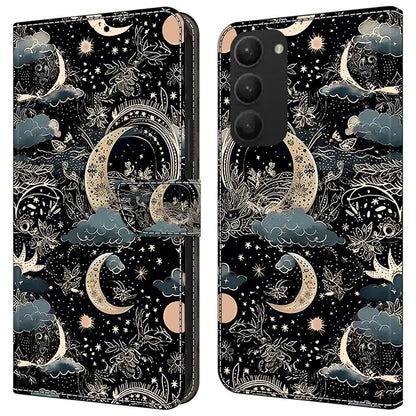 For Samsung Galaxy S23+ Case PU Leather Wallet Flip Cover with Standing Function