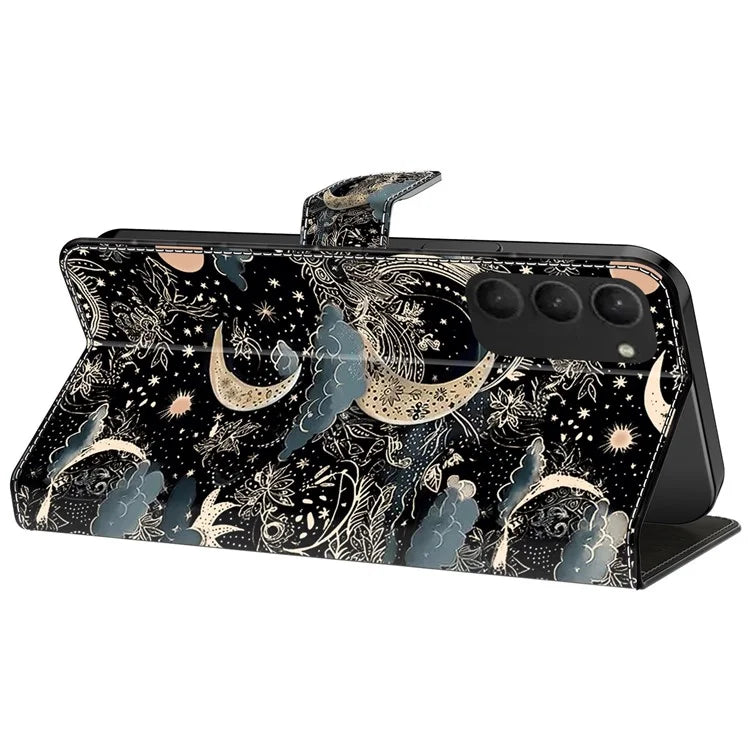 For Samsung Galaxy S23+ Case PU Leather Wallet Flip Cover with Standing Function