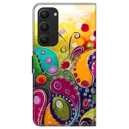 For Samsung Galaxy S23+ Case PU Leather Wallet Flip Cover with Standing Function