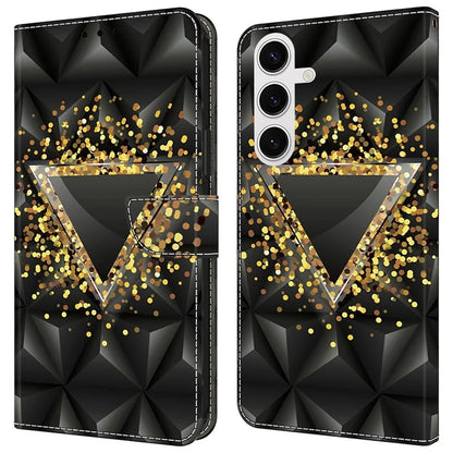 For Samsung Galaxy S24 Magnetic Case Pattern Print Wallet Phone Cover
