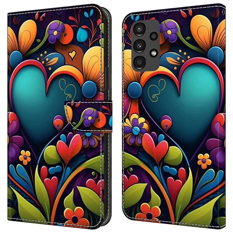 For Samsung Galaxy A13 5G / A13 4G Wallet Case Pattern Print Leather Phone Cover Mobile Accessories Wholesale