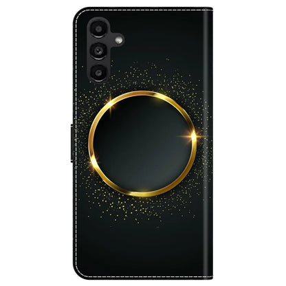 For Samsung Galaxy A24 4G (162.1 x 77.6 x 8.3mm) Case Pattern Print Leather Wallet Phone Cover