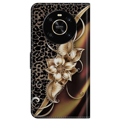 For Honor X9 5G Scratch-Resistant Mobile Phone Case Shockproof Pattern Wallet Stand Cover