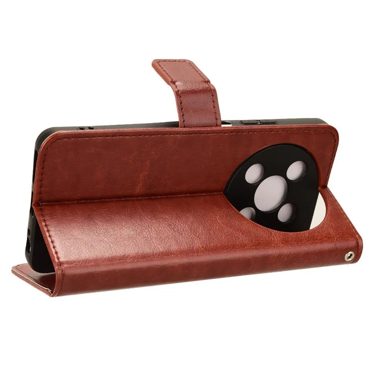 For itel RS4 4G Case Leather Drop Protection Wallet Phone Case with Folding Stand
