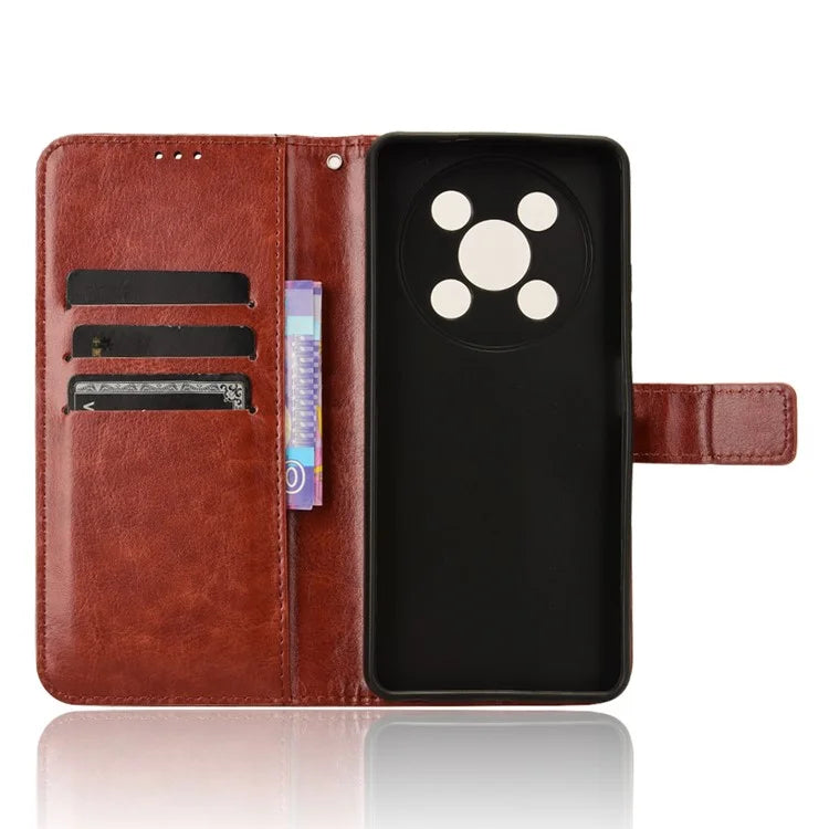 For itel RS4 4G Case Leather Drop Protection Wallet Phone Case with Folding Stand
