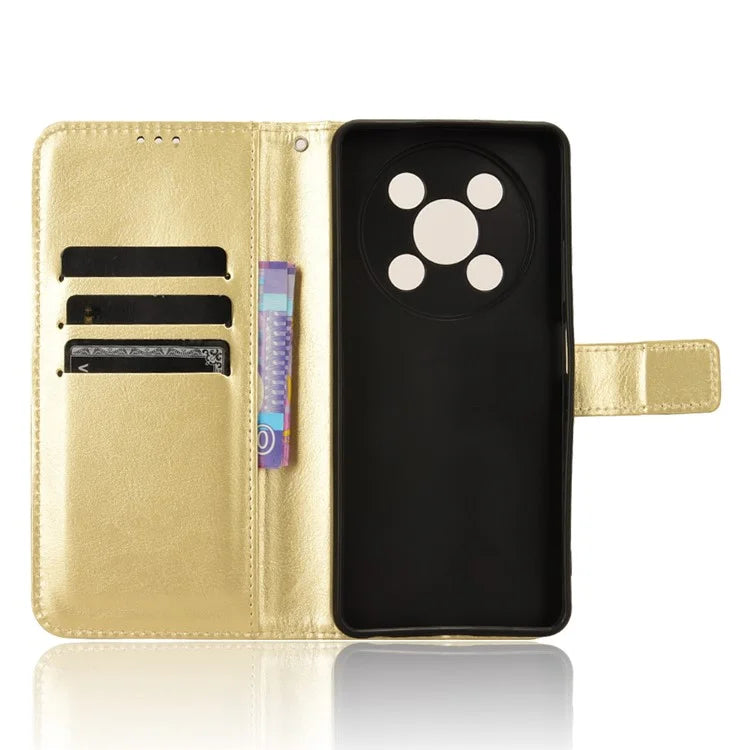For itel RS4 4G Case Leather Drop Protection Wallet Phone Case with Folding Stand
