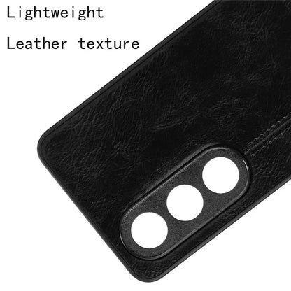 For OnePlus Ace 3V 5G Case PU Leather+PC+TPU Phone Back Cover Stitching Line Design