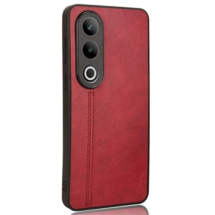 For OnePlus Ace 3V 5G Case PU Leather+PC+TPU Phone Back Cover Stitching Line Design