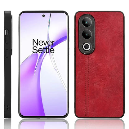 For OnePlus Ace 3V 5G Case PU Leather+PC+TPU Phone Back Cover Stitching Line Design