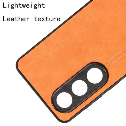 For OnePlus Ace 3V 5G Case PU Leather+PC+TPU Phone Back Cover Stitching Line Design
