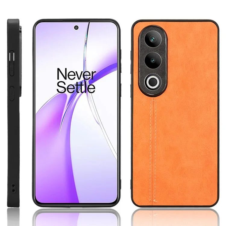 For OnePlus Ace 3V 5G Case PU Leather+PC+TPU Phone Back Cover Stitching Line Design