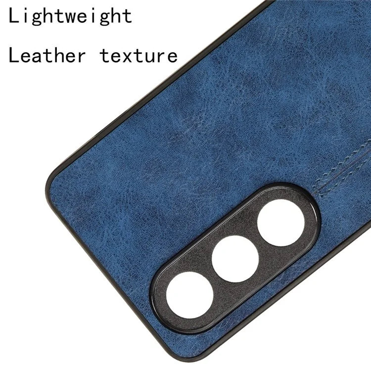 For OnePlus Ace 3V 5G Case PU Leather+PC+TPU Phone Back Cover Stitching Line Design