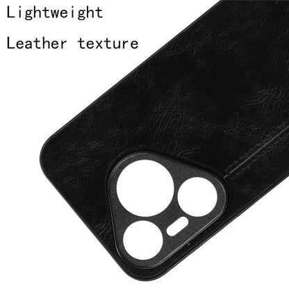 For Huawei Pura 70 Case PU+PC+TPU Phone Back Cover Stitching Line Design