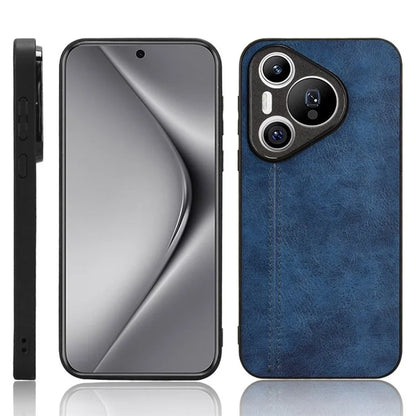 For Huawei Pura 70 Case PU+PC+TPU Phone Back Cover Stitching Line Design