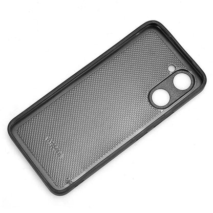 For vivo Y03 Case Stitching Line Design Leather+PC+TPU Phone Cover