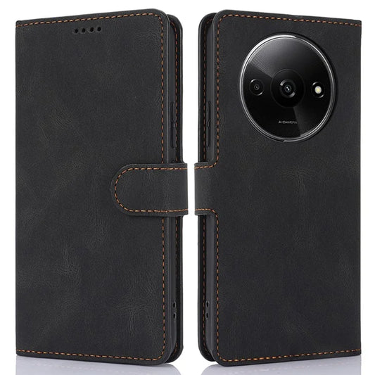 For Xiaomi Redmi A3 / Poco C61 4G Cell Phone Cases Magnetic Clasp Leather Stand Cover