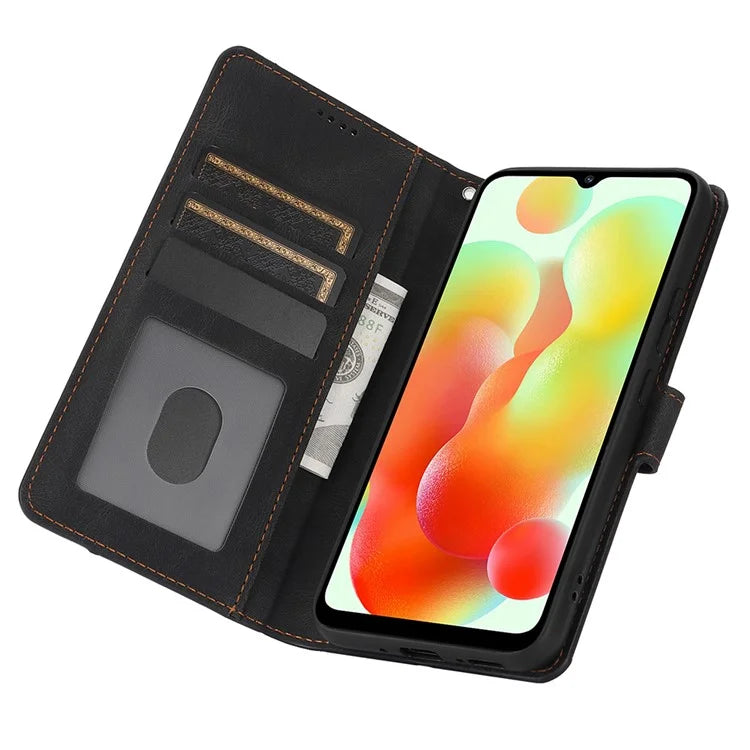 For Xiaomi Redmi A3 / Poco C61 4G Cell Phone Cases Magnetic Clasp Leather Stand Cover