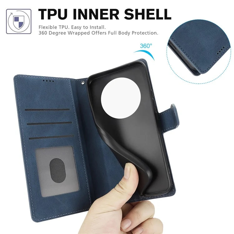 For Xiaomi Redmi A3 / Poco C61 4G Cell Phone Cases Magnetic Clasp Leather Stand Cover