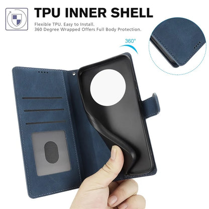 For Xiaomi Redmi A3 / Poco C61 4G Cell Phone Cases Magnetic Clasp Leather Stand Cover