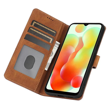 For Xiaomi Redmi A3 / Poco C61 4G Cell Phone Cases Magnetic Clasp Leather Stand Cover