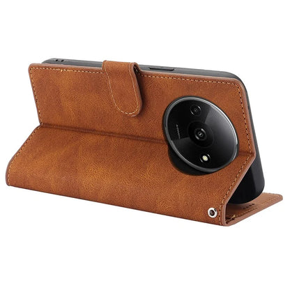 For Xiaomi Redmi A3 / Poco C61 4G Cell Phone Cases Magnetic Clasp Leather Stand Cover
