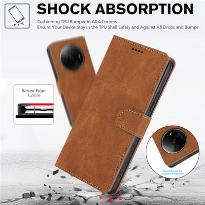 For Xiaomi Redmi A3 / Poco C61 4G Cell Phone Cases Magnetic Clasp Leather Stand Cover