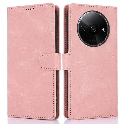 For Xiaomi Redmi A3 / Poco C61 4G Cell Phone Cases Magnetic Clasp Leather Stand Cover