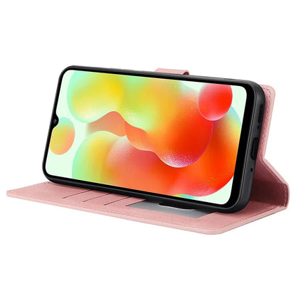 For Xiaomi Redmi A3 / Poco C61 4G Cell Phone Cases Magnetic Clasp Leather Stand Cover