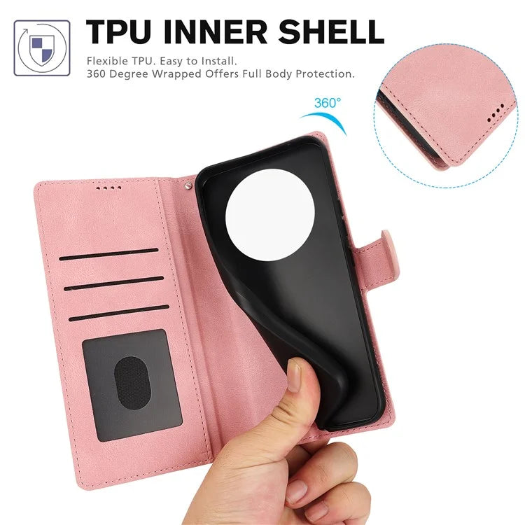 For Xiaomi Redmi A3 / Poco C61 4G Cell Phone Cases Magnetic Clasp Leather Stand Cover