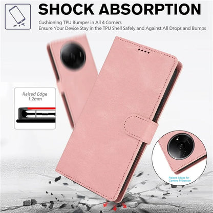 For Xiaomi Redmi A3 / Poco C61 4G Cell Phone Cases Magnetic Clasp Leather Stand Cover