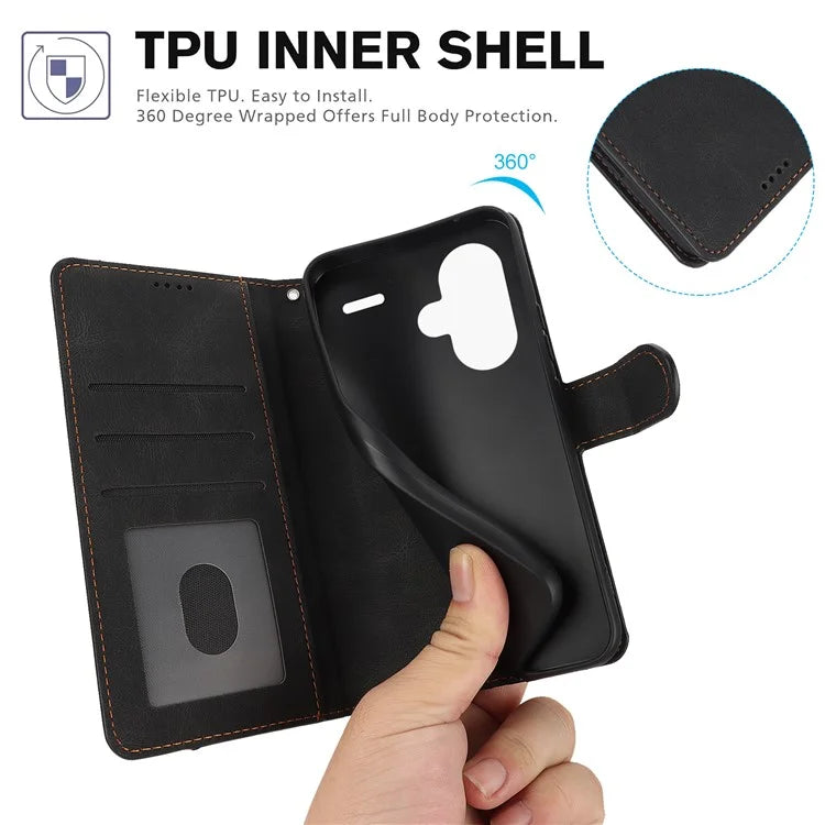 For Xiaomi Redmi Note 13 Pro+ 5G Cell Phone Cases Magnetic Clasp Leather Stand Cover
