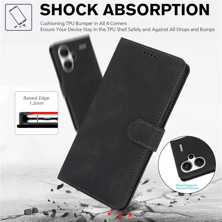 For Xiaomi Redmi Note 13 Pro+ 5G Cell Phone Cases Magnetic Clasp Leather Stand Cover