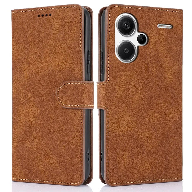 For Xiaomi Redmi Note 13 Pro+ 5G Cell Phone Cases Magnetic Clasp Leather Stand Cover