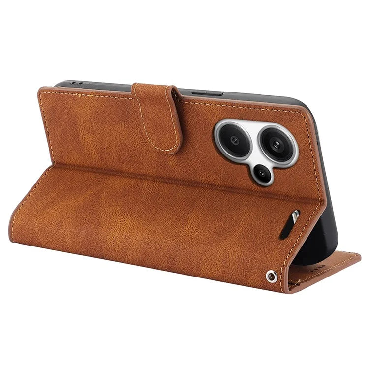 For Xiaomi Redmi Note 13 Pro+ 5G Cell Phone Cases Magnetic Clasp Leather Stand Cover