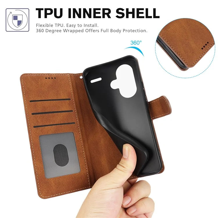 For Xiaomi Redmi Note 13 Pro+ 5G Cell Phone Cases Magnetic Clasp Leather Stand Cover