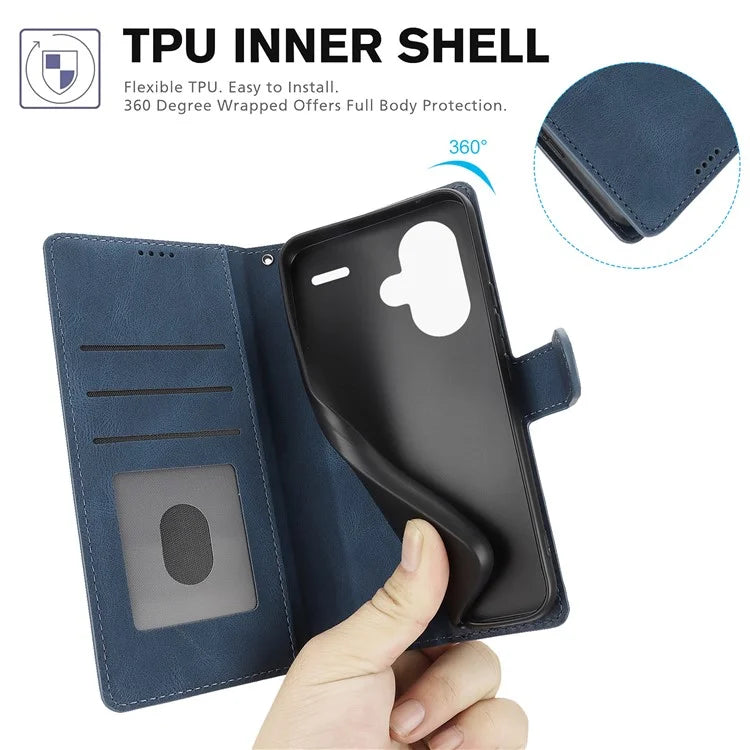 For Xiaomi Redmi Note 13 Pro+ 5G Cell Phone Cases Magnetic Clasp Leather Stand Cover
