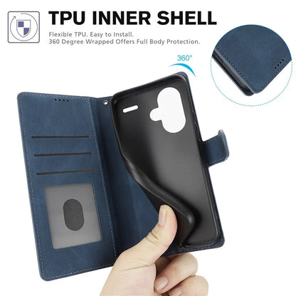 For Xiaomi Redmi Note 13 Pro+ 5G Cell Phone Cases Magnetic Clasp Leather Stand Cover