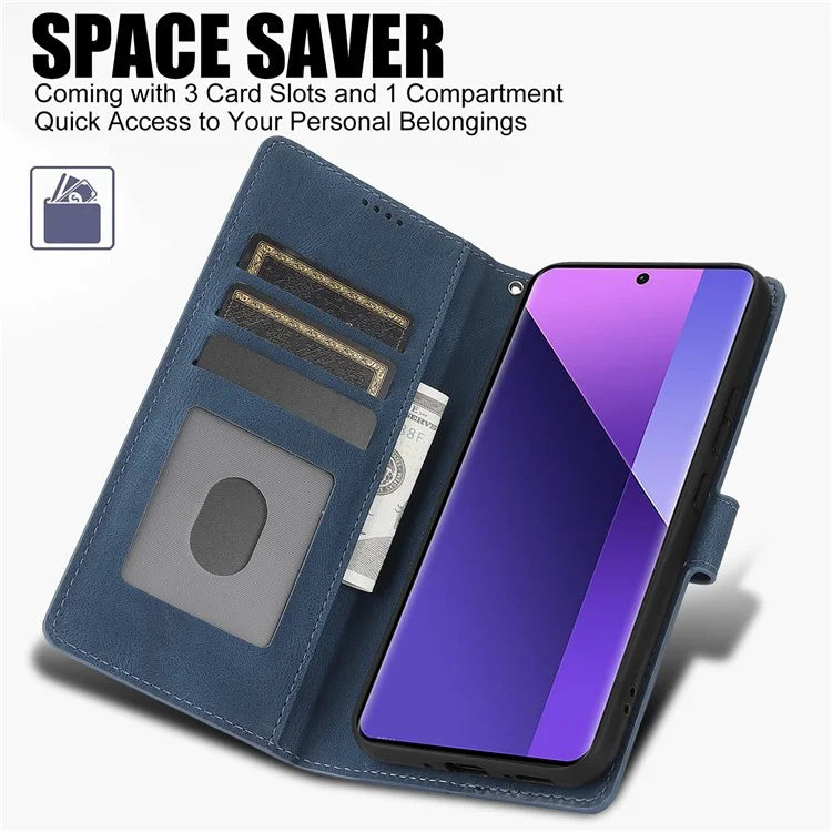 For Xiaomi Redmi Note 13 Pro+ 5G Cell Phone Cases Magnetic Clasp Leather Stand Cover