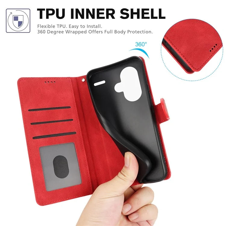For Xiaomi Redmi Note 13 Pro+ 5G Cell Phone Cases Magnetic Clasp Leather Stand Cover